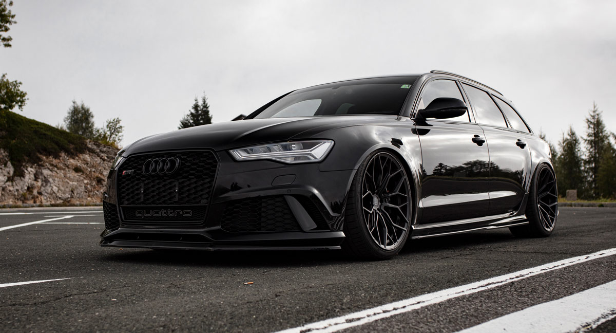 Wheelforce f�lgar monterade p� Audi prestandabil hos ABS Wheels