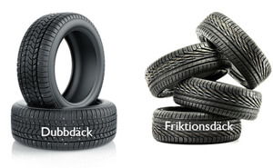 Friktionsdäck eller dubbdäck