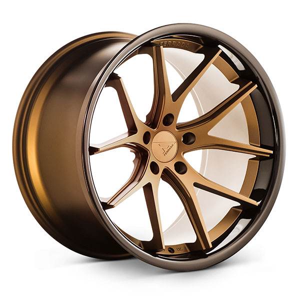 Ferrada Wheels FR2 Matte Bronze / Gloss Black Lip flgar