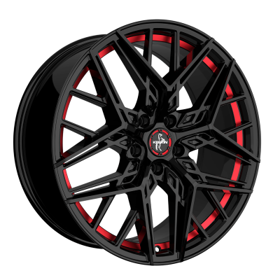 Keskin KT25 BLACK PAINTED RED INSIDE f�lgar