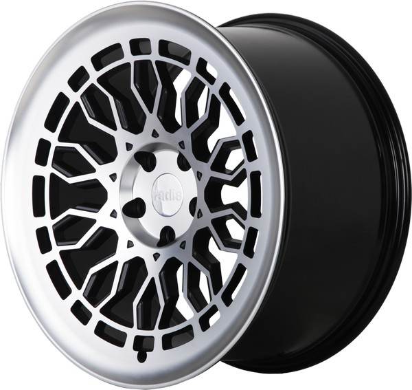 RADI8 Gloss Black Machined Face flgar