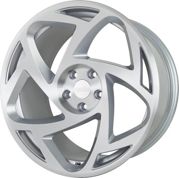 RADI8 Matt Silver Machine Face flgar