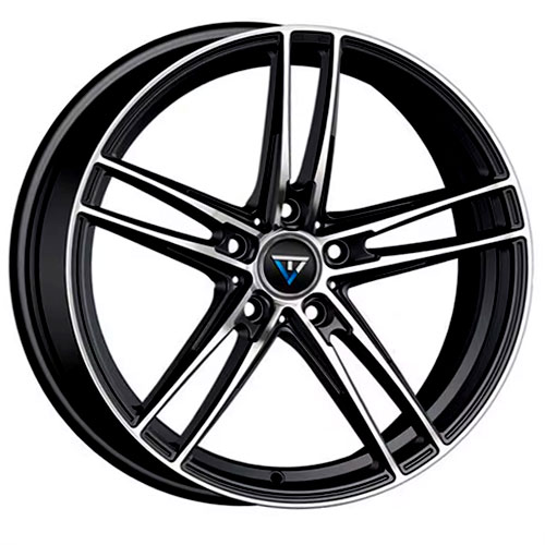 VLF Wheels MATT BLACK POLISHED flgar