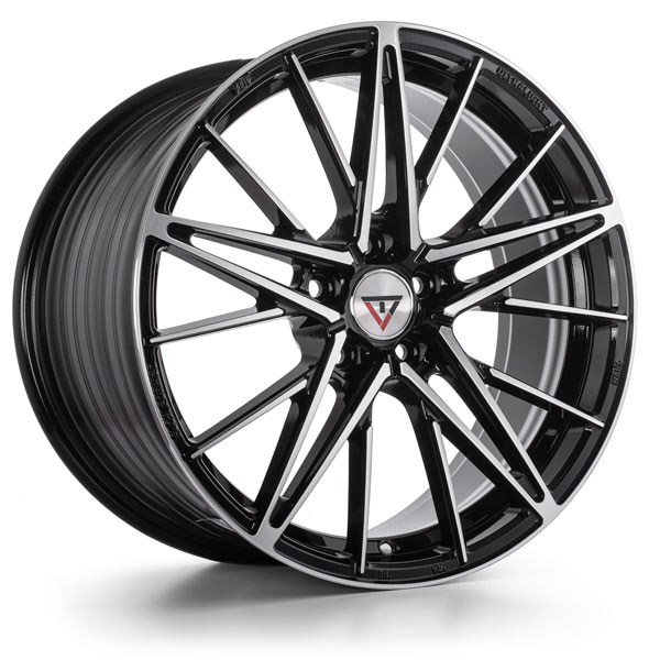 VLF Wheels BLACK MACHINED FACE flgar