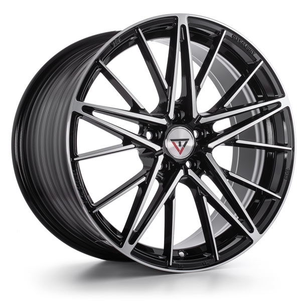 VLF Wheels BLACK MACHINED FACE flgar