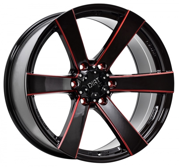 Status DIRT A.T D91 Glossblack Red stripe flgar