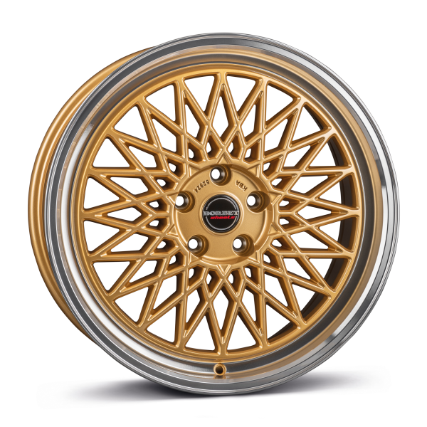BORBET B Gold Rim Polished flgar