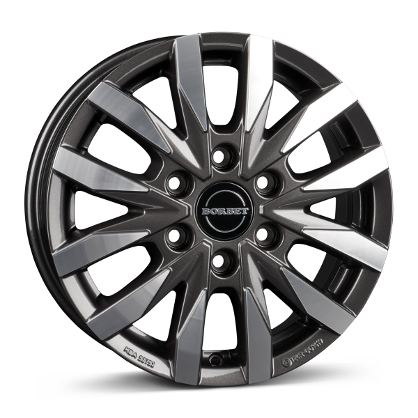 Borbet CW6 Mistral Anthracite Gloss Pol flgar