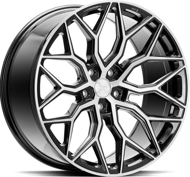 Vossen HF2 Brush Gloss Black flgar