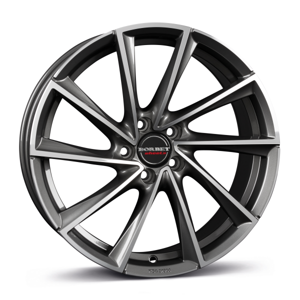 Borbet VTX graphite polished flgar