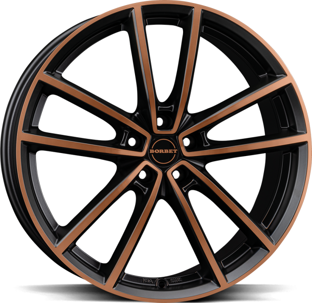 BORBET W Black Copper Polished Matt flgar