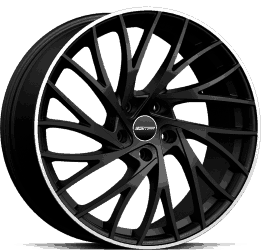 GMP Enigma Matt Black Diamond Lip fälgar