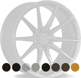 Vossen HF3 Gloss Black fälgar