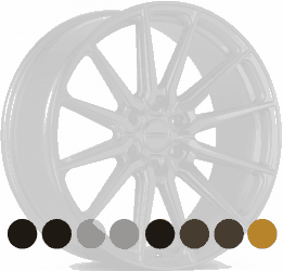 Vossen HF6.1 Gloss Black fälgar