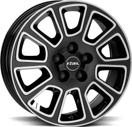Rial Transporter 2 Diam Black Pol fälgar