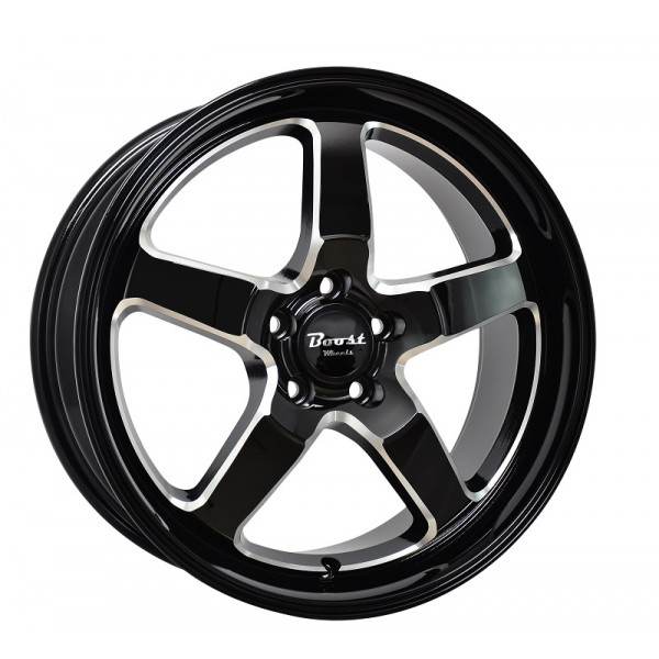 Status Boost Wheels B162 Black machined flgar