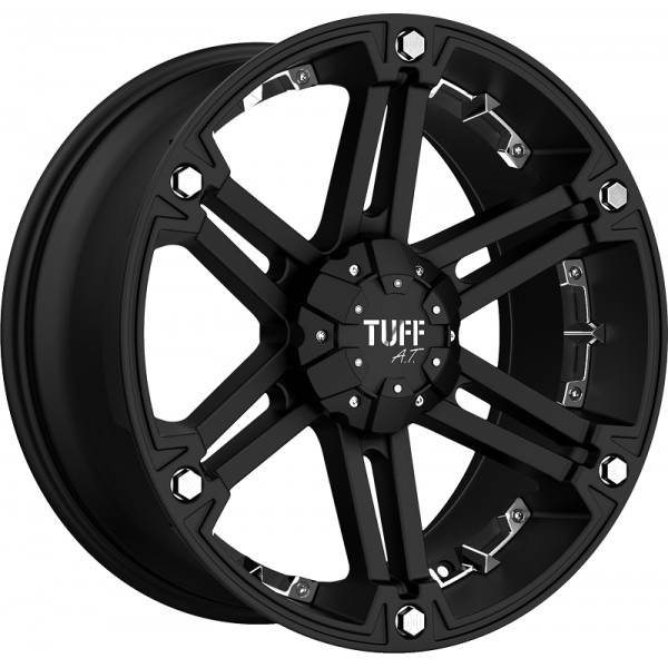 TUFF TUFF A.T T01 Flatblack chr inserts. flgar