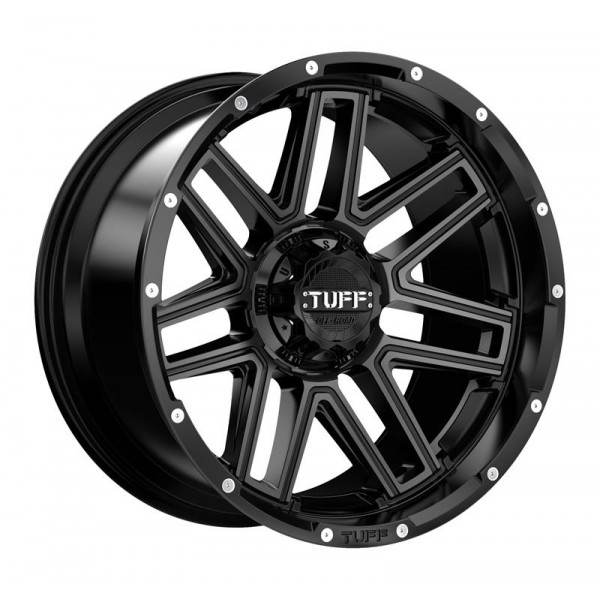 T17 SATIN BLACK W  TINTED MACHINED FACE 5x114.30 ET -19 CB 78.1 - SATIN BLACK W  TINTED MACHINED FACE