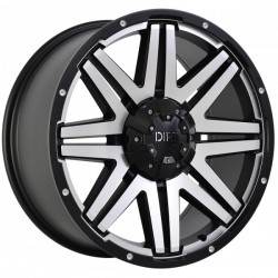 Status DIRT A.T D68 Flatblack machined face fälgar