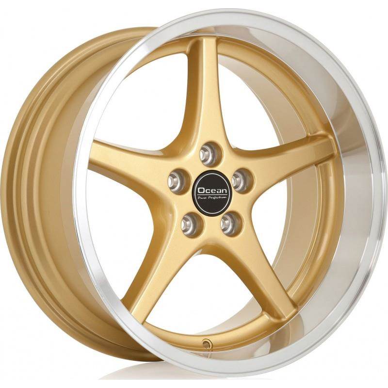 OCEAN WHEELS MK18 Gold Polish Lip flgar