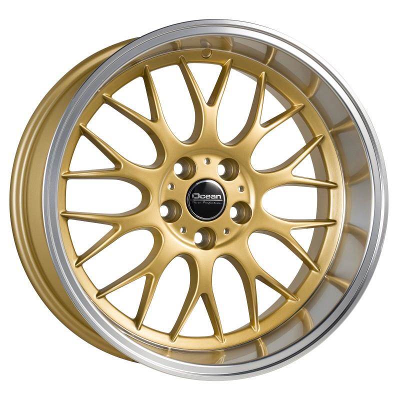 OCEAN WHEELS Super DTM Gold Polish Lip flgar