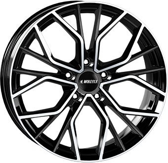 IT WHEELS Black polished flgar
