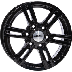 ABS NETTO Gloss Black fälgar