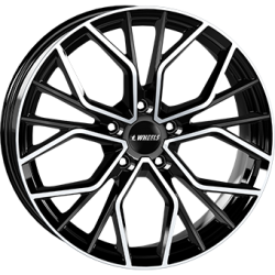 ABS NETTO Black polished fälgar