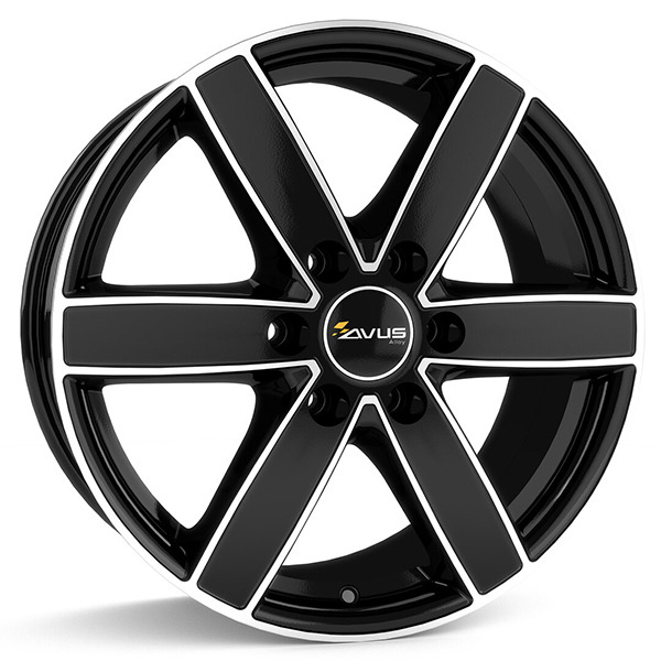 AVUS AC V61 Black Polished Black polished flgar