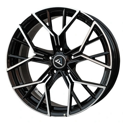 VLF Wheels BLACK MACHINED FACE flgar