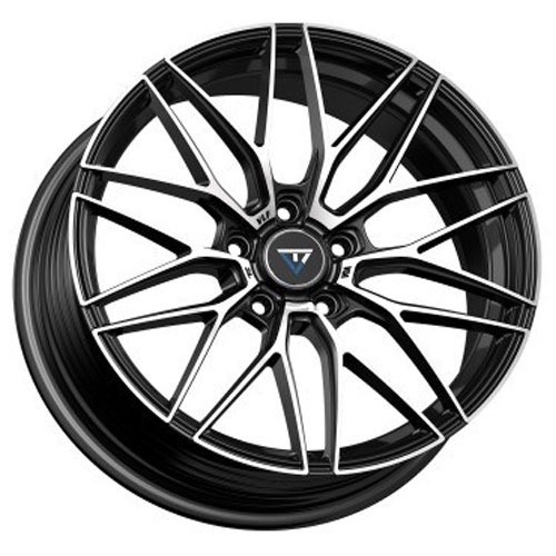 VLF Wheels BLACK MACHINED FACE flgar