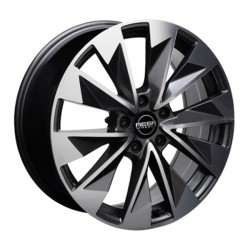 Mega Zenith FF Anthracite grey front polished fälgar