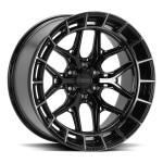 Vossen HFX1 Tinted Gloss Black fälgar