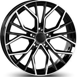 ABS NETTO TIARA 4 BLACK POLISHED fälgar