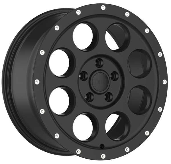 Dirt DIRT A.T D214 Flatblack milled rivets f&auml;lgar