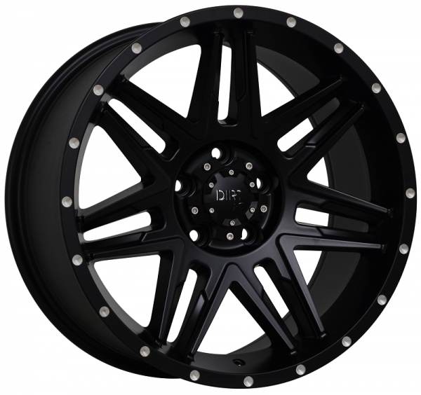 Status DIRT A.T D62 Flatblack milled rivets flgar