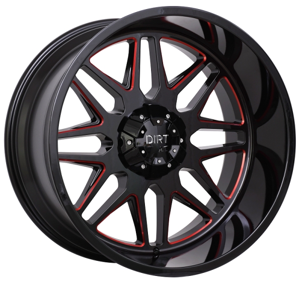 Status Glossblack red stripe flgar