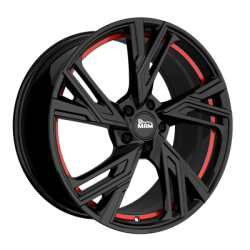 Keskin RS5 BLACK PAINTED RED INSIDE f&auml;lgar