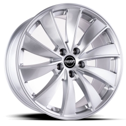 Mega Dark silver fälgar