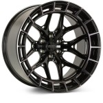 Vossen HFX1 Tinted Gloss Black fälgar