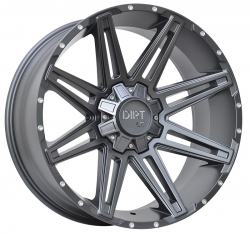 Dirt DIRT A.T D88 Flatgrey milled rivets f&auml;lgar